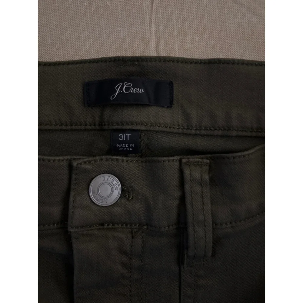 J. Crew Mens Olive Green Vintage‎ Straight Cargo Pants Size 3T